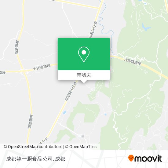成都第一厨食品公司地图