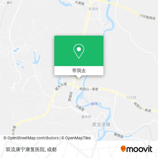 双流康宁康复医院地图