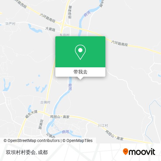 双坝村村委会地图