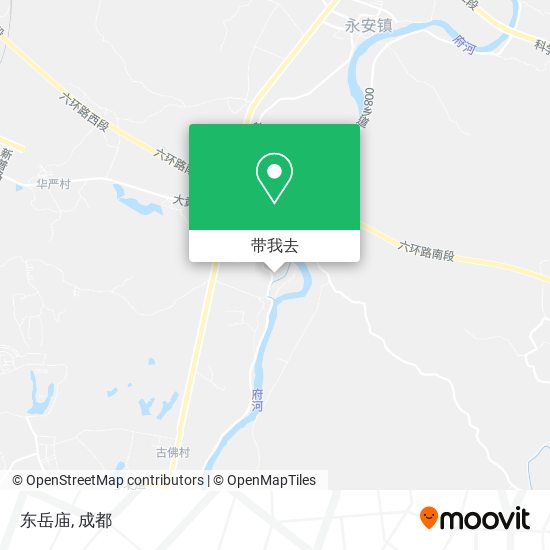 东岳庙地图