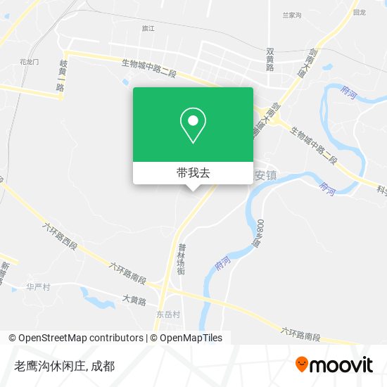 老鹰沟休闲庄地图