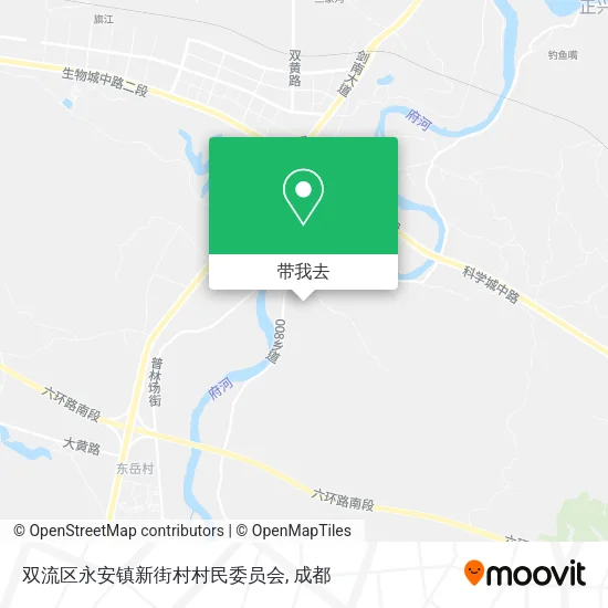 双流区永安镇新街村村民委员会地图