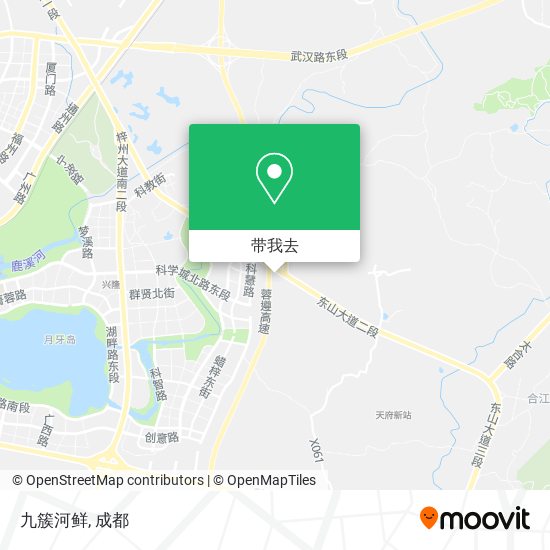 九簇河鲜地图