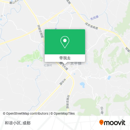 和谐小区地图