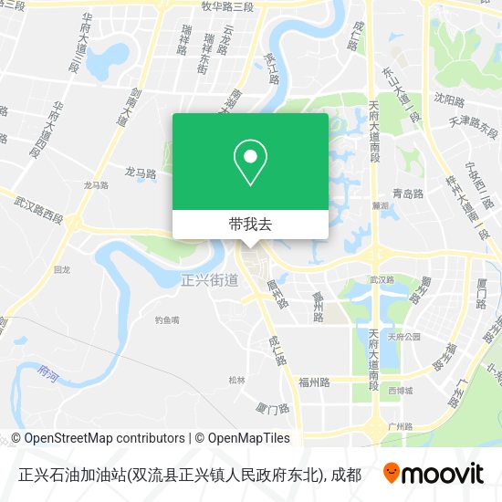 正兴石油加油站(双流县正兴镇人民政府东北)地图