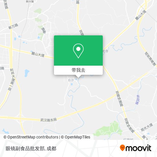 眼镜副食品批发部地图