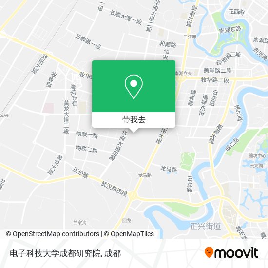 电子科技大学成都研究院地图