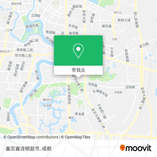 鑫宏鑫连锁超市地图