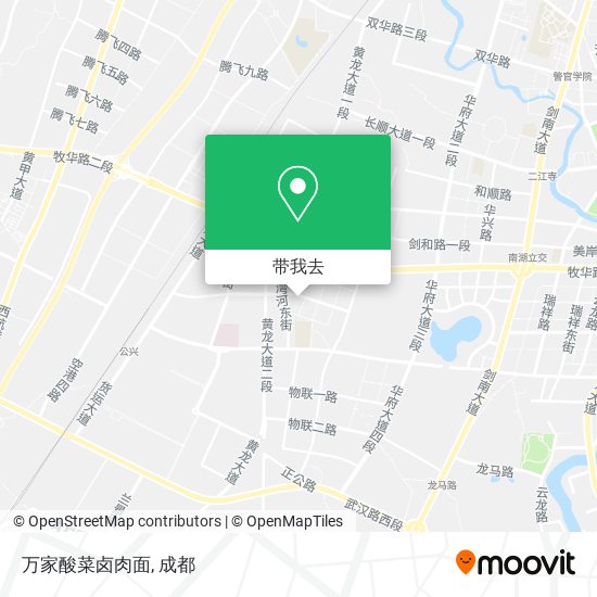 万家酸菜卤肉面地图