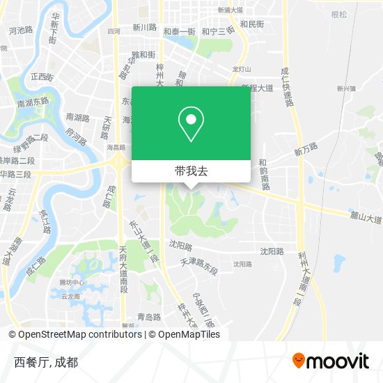 西餐厅地图