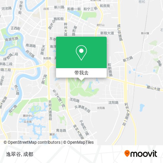 逸翠谷地图