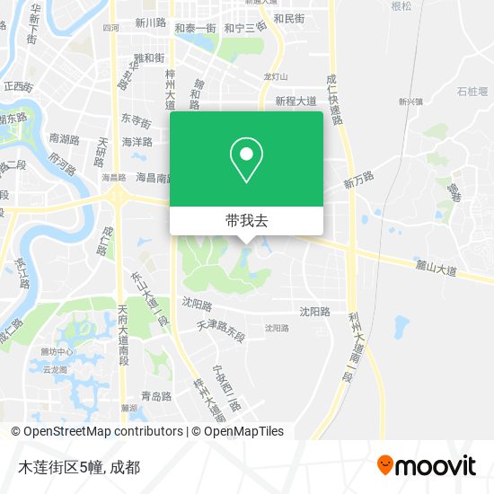 木莲街区5幢地图