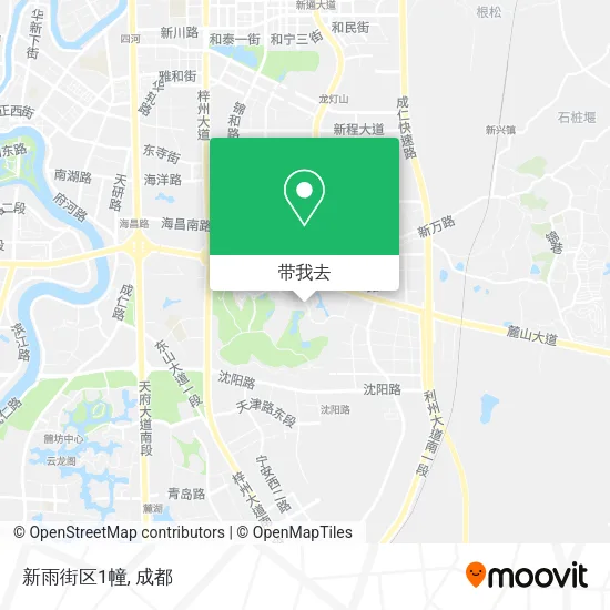 新雨街区1幢地图