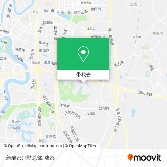 新瑞都别墅总部地图