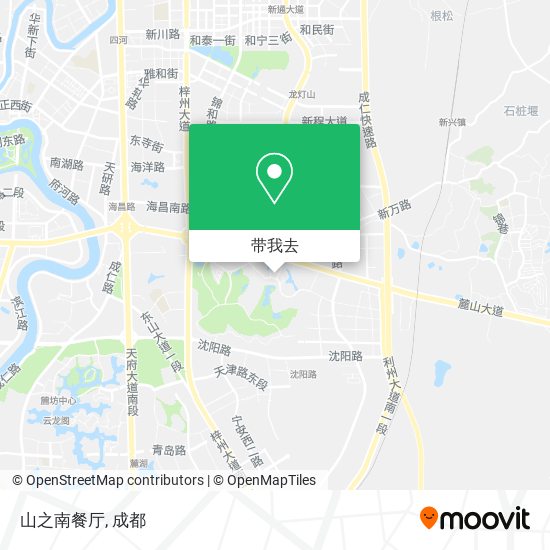 山之南餐厅地图