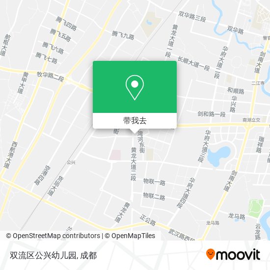 双流区公兴幼儿园地图