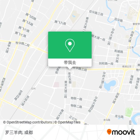罗三羊肉地图