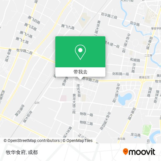 牧华食府地图