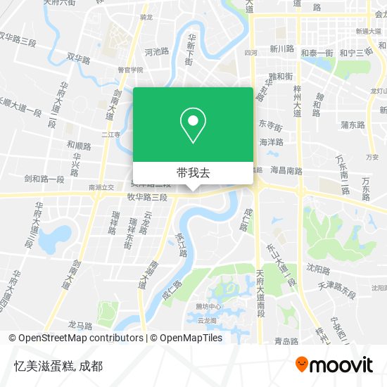 忆美滋蛋糕地图