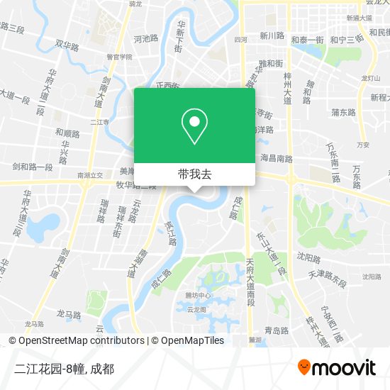 二江花园-8幢地图