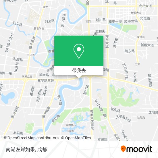 南湖左岸如果地图