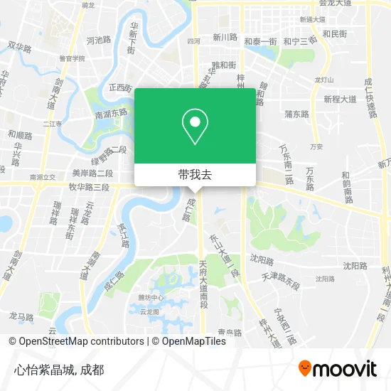 心怡紫晶城地图