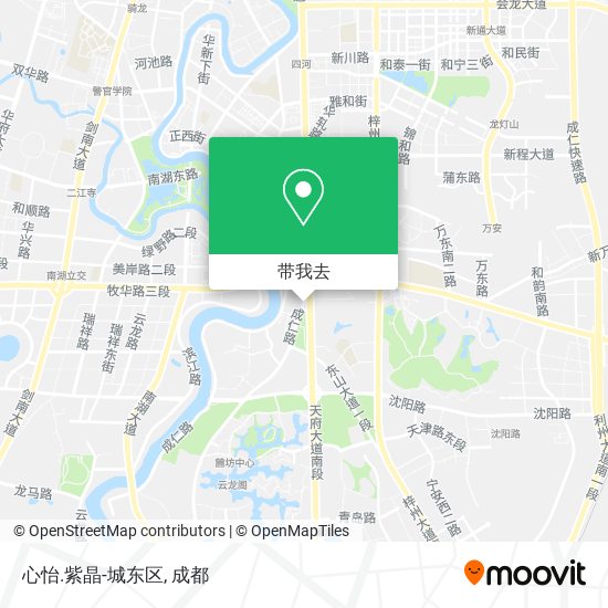 心怡.紫晶-城东区地图