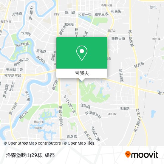 洛森堡映山29栋地图
