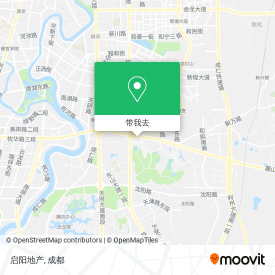 启阳地产地图
