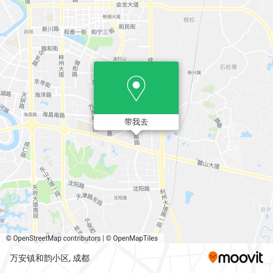 万安镇和韵小区地图