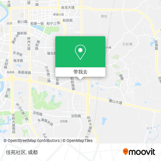 佳苑社区地图