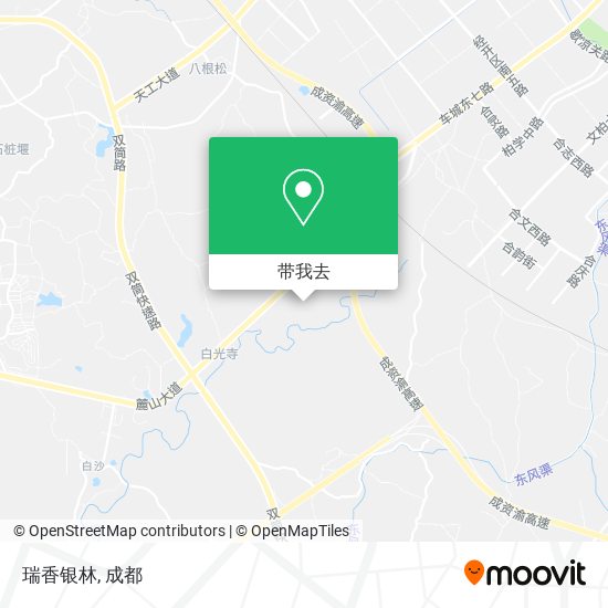 瑞香银林地图