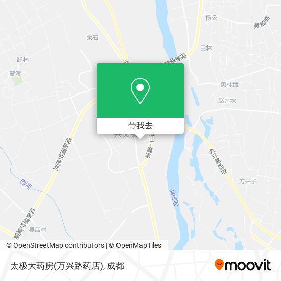 太极大药房(万兴路药店)地图
