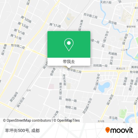 草坪街500号地图