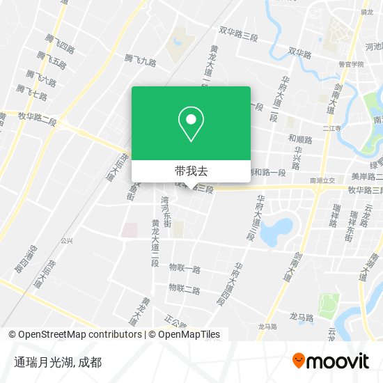 通瑞月光湖地图