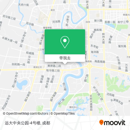 远大中央公园-4号楼地图