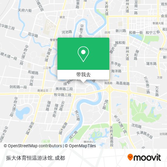 振大体育恒温游泳馆地图