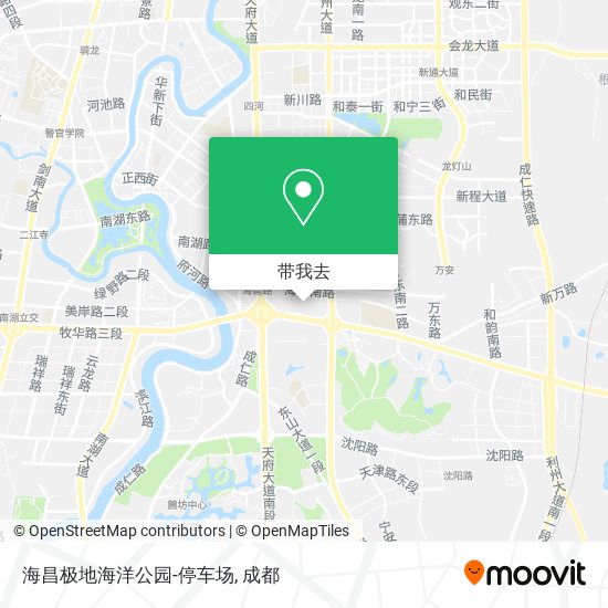 海昌极地海洋公园-停车场地图