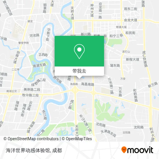 海洋世界动感体验馆地图
