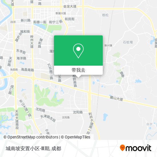 城南坡安置小区-Ⅲ期地图