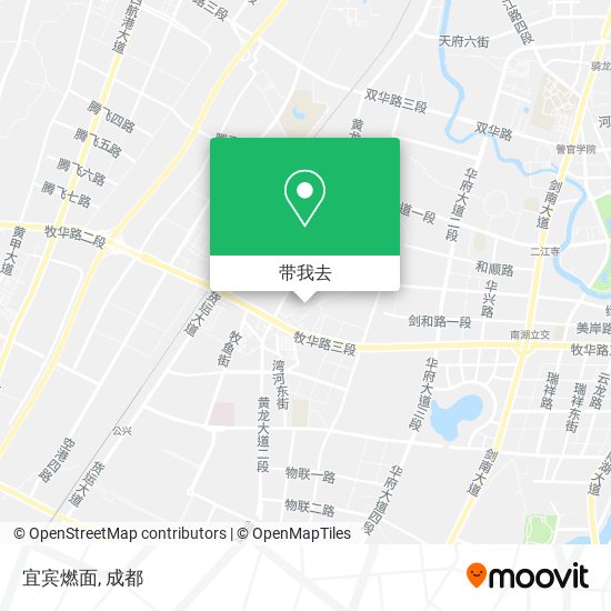 宜宾燃面地图