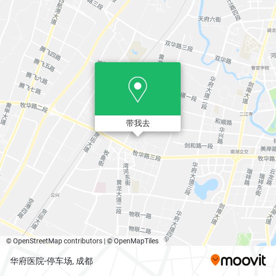 华府医院-停车场地图