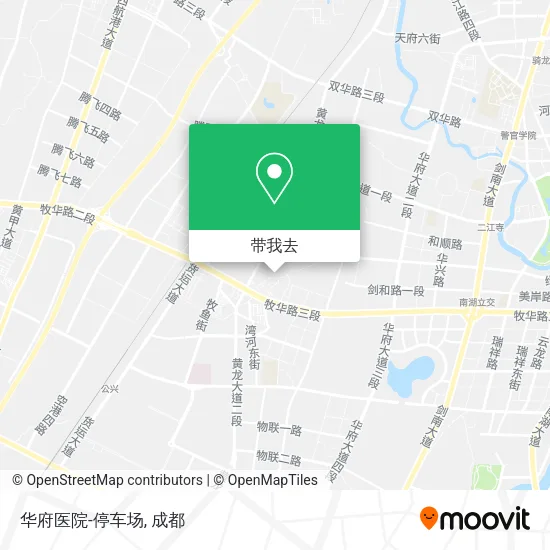 华府医院-停车场地图