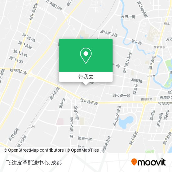 飞达皮革配送中心地图