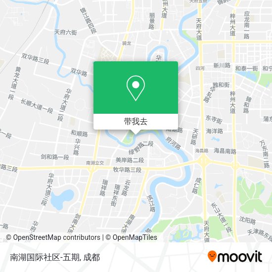 南湖国际社区-五期地图