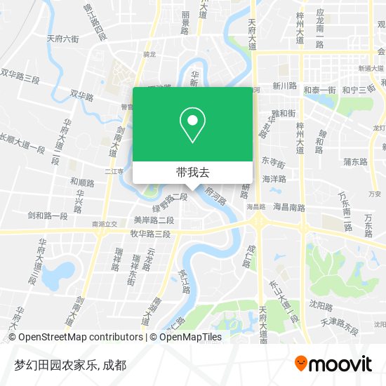 梦幻田园农家乐地图