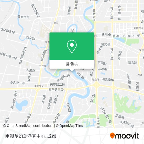 南湖梦幻岛游客中心地图