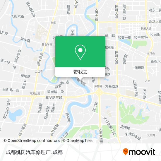 成都姚氏汽车修理厂地图