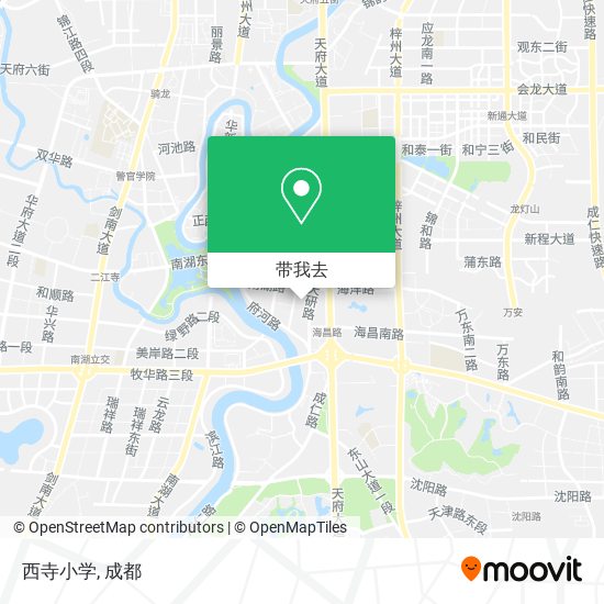 西寺小学地图