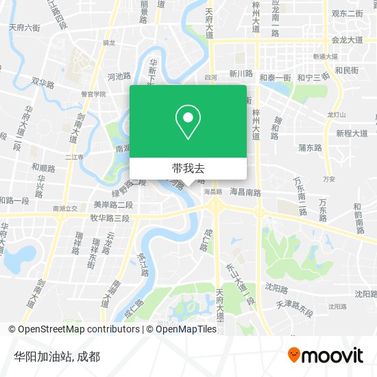 华阳加油站地图
